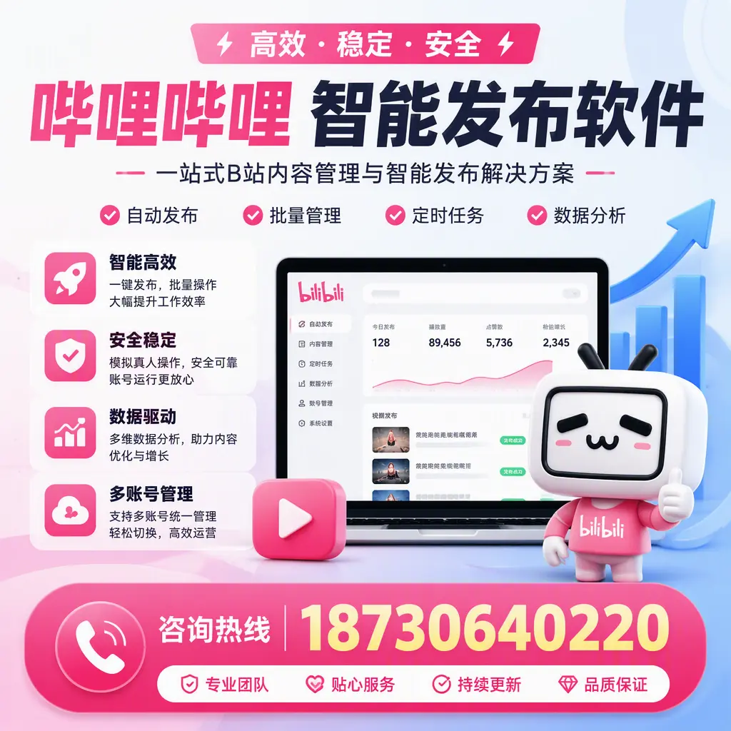 哔哩哔哩智能发布软件适用场景分析:在 郑州 的最佳实践